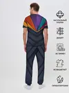 Мужская пижама с брюками / 3D luxury