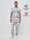 Мужская пижама с брюками / Девчачий дудл