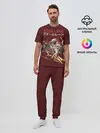 Мужская пижама с брюками / лазурный путь