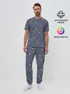 Мужская пижама с брюками / Цветные шарики | Colored balls