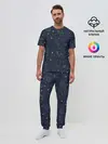 Мужская пижама с брюками / Созвездия