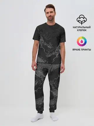 Мужская пижама с брюками / Chinese Dragons
