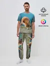 Мужская пижама с брюками / Милая лисичка