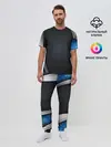 Мужская пижама с брюками / Хромированная 3D броня