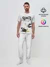 Мужская пижама с брюками / Драка Иноске Танджиро и Зеницу