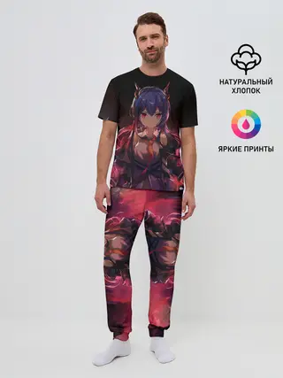 Мужская пижама с брюками / Wawazi Arknights