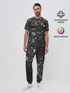 Мужская пижама с брюками / ART SKULL