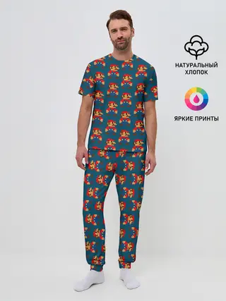 Мужская пижама с брюками / Марио