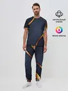 Мужская пижама с брюками / 3D БРОНЯ ВСТАВКИ ЗОЛОТА