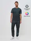 Мужская пижама с брюками / Dark Texture