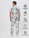 Мужская пижама с брюками / Морской узор Nautical Pattern