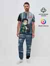 Мужская пижама с брюками / Танджиро и Незуко Камадо в лесу