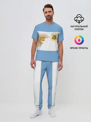 Мужская пижама с брюками / Сборная Аргентины
