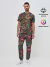 Мужская пижама с брюками / Маска
