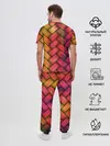 Мужская пижама с брюками / Colorful weave