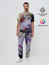 Мужская пижама с брюками / Клоуны в актинии