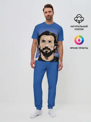 Мужская пижама с брюками / Андреа Пирло