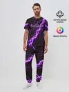 Мужская пижама с брюками / GENSHIN IMPACT МОЛНИЯ НЕОН