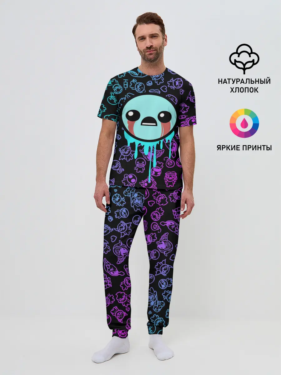 Мужская пижама с брюками / Blue Isaac