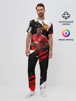 Мужская пижама с брюками / Manchester United: Рашфорд.