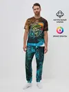 Мужская пижама с брюками / Рыба на крючке