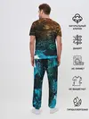 Мужская пижама с брюками / Рыба на крючке