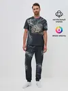 Мужская пижама с брюками / Рисунок медуза