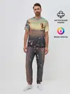 Мужская пижама с брюками / Чайки на воде