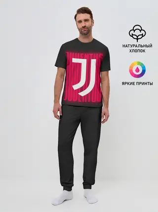 Мужская пижама с брюками / JUVENTUS / ЮВЕНТУС / НЕОН