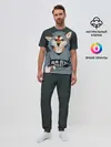 Мужская пижама с брюками / Furry fox