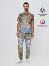 Мужская пижама с брюками / Микеланджело страшный суд