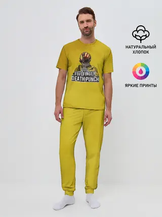 Мужская пижама с брюками / фингер