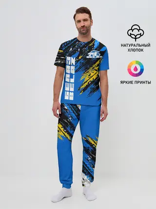 Мужская пижама с брюками / БЕЛАЗ / BELAZ / SPORT / GRUNGE