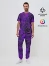 Мужская пижама с брюками / Стеклянная мозайка