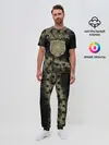 Мужская пижама с брюками / Золотой Рассвет Чёрный клевер