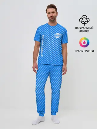 Мужская пижама с брюками / Ниссан - Pro Racing