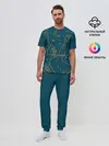 Мужская пижама с брюками / КОСМИЧЕСКИЙ ПЕЙЗАЖ. ЗЕМЛЯ