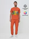Мужская пижама с брюками / CupHead x Mario