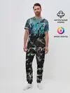 Мужская пижама с брюками / Толпа зомби