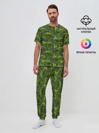 Мужская пижама с брюками / Динозавры T-rex
