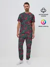 Мужская пижама с брюками / Тату мастер