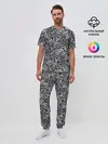Мужская пижама с брюками / Тату мастер
