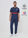 Мужская пижама с брюками / форма сборной Франции домашняя