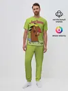 Мужская пижама с брюками / Крутые бобры. Деггет