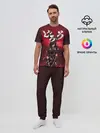 Мужская пижама с брюками / Dororo red