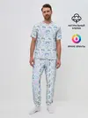 Мужская пижама с брюками / Игры