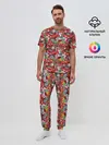Мужская пижама с брюками / Футбол