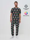 Мужская пижама с брюками / Футбол