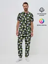 Мужская пижама с брюками / Текстура мяча
