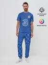 Мужская пижама с брюками / Домашняя форма Челси 2021/2022